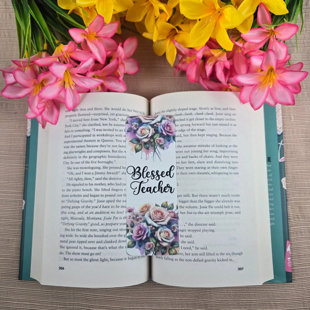Floral Teacher Bookmark (ONLINE ORDER ONLY)