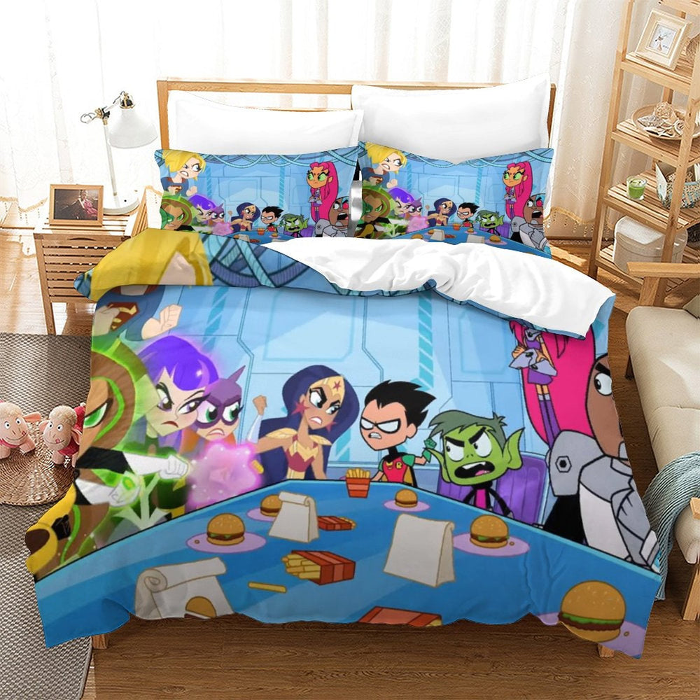 Teen Titans Go Bedding Set Quilt Cover (Online Order Only)