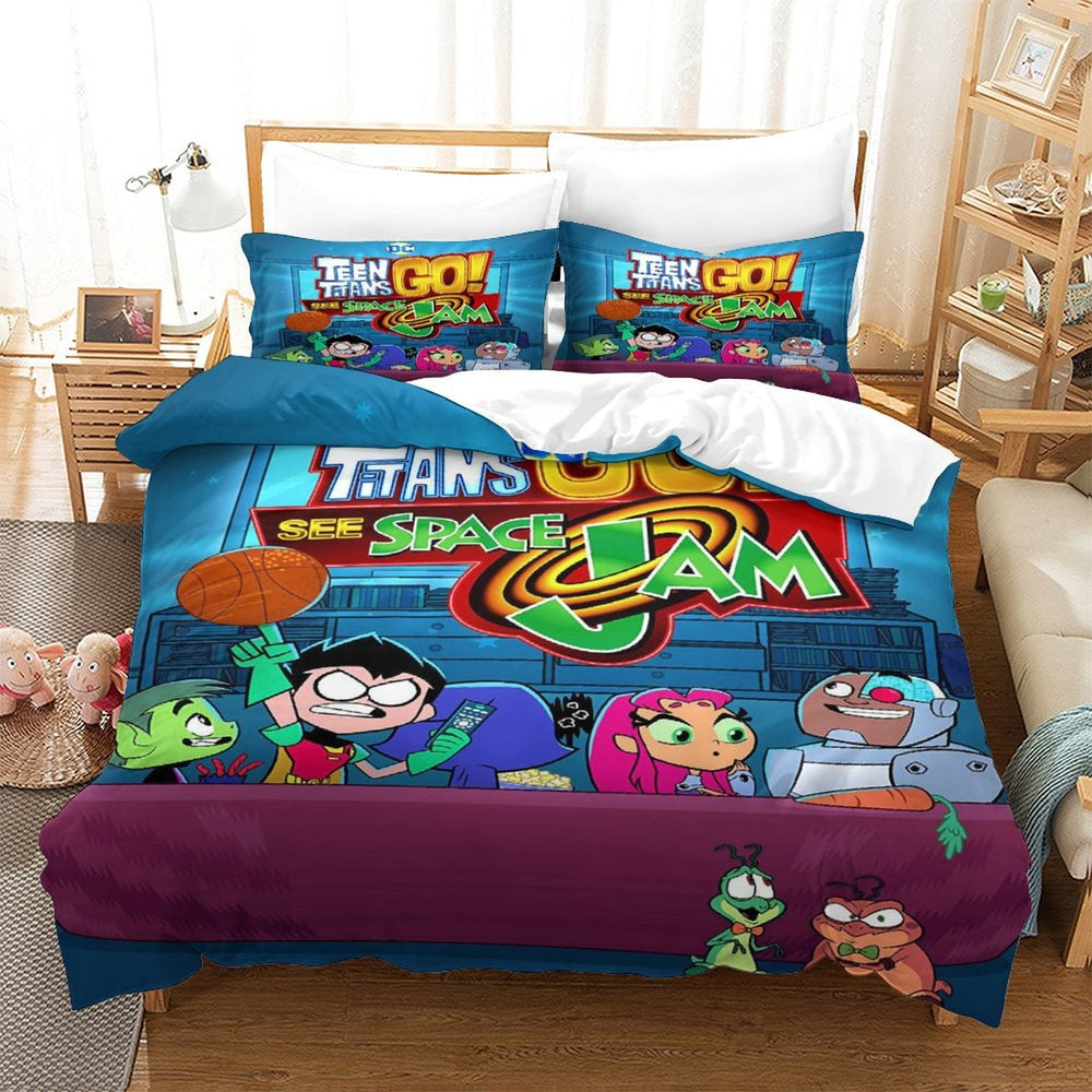 Teen Titans Go Bedding Set Quilt Cover (Online Order Only)