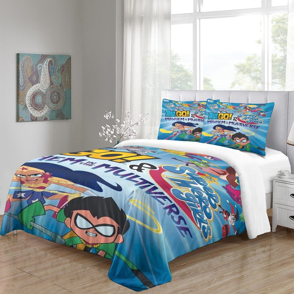 Teen Titans Go Bedding Set Quilt Cover (Online Order Only)