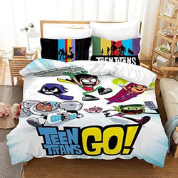 Teen Titans Go Cosplay Bedding Set Quilt Cover Without Filler (Online Order Only)