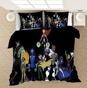 Teen Titans Go Cosplay Bedding Set Quilt Cover Without Filler (Online Order Only)