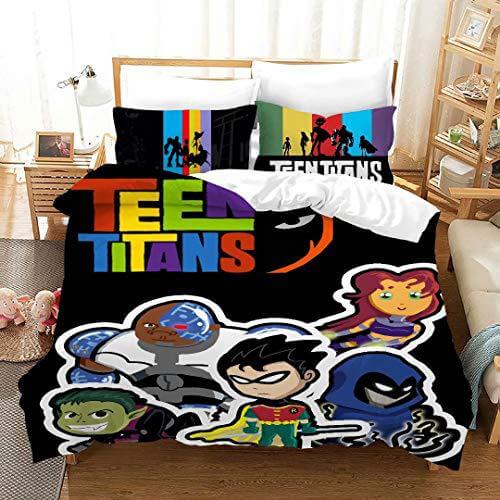 Teen Titans Go Cosplay Bedding Set Quilt Cover Without Filler (Online Order Only)