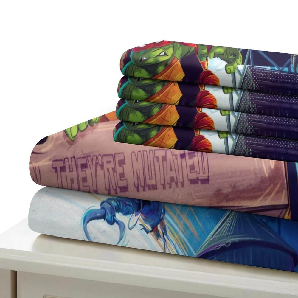Teenage Mutant Ninja Turtles Mutant Mayhem Bedding Set Quilt Duvet Cover Without Filler (Online Order Only)