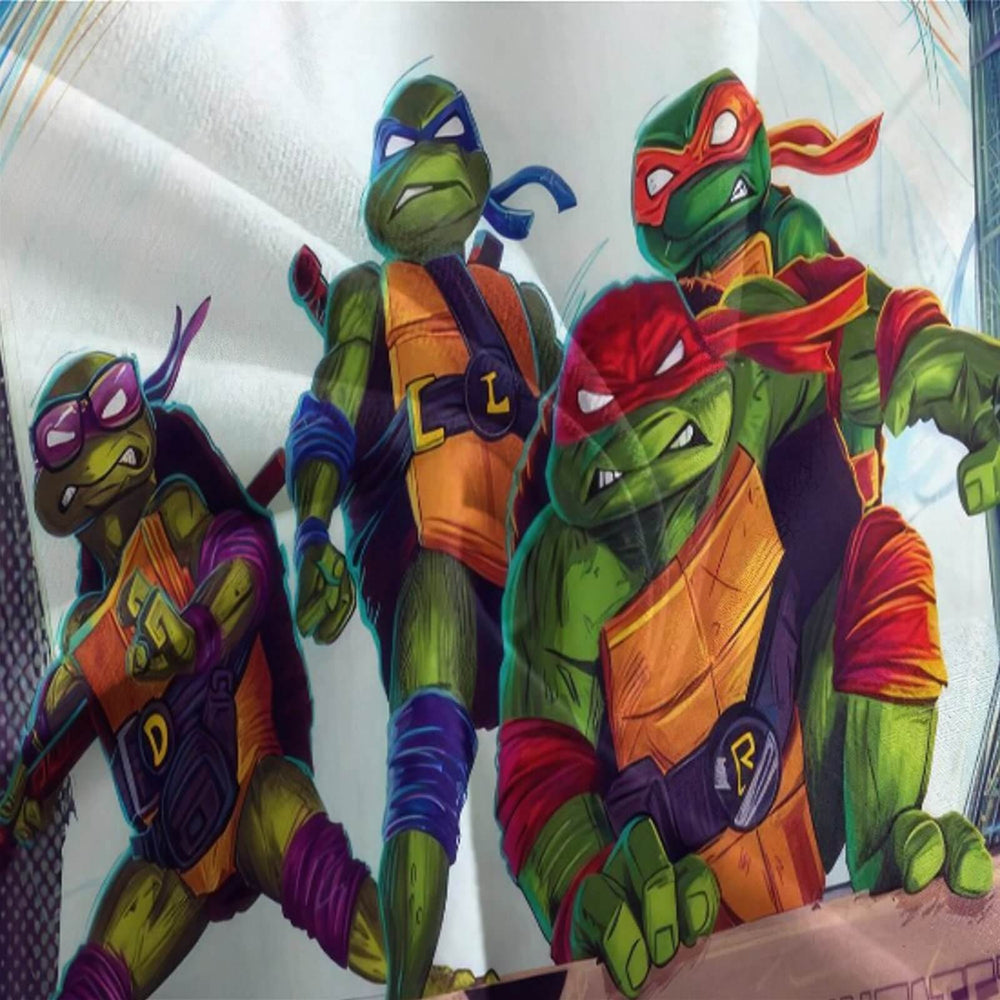 Teenage Mutant Ninja Turtles Mutant Mayhem Bedding Set Quilt Duvet Cover Without Filler (Online Order Only)