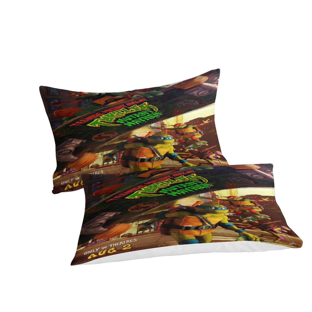 Teenage Mutant Ninja Turtles Mutant Mayhem Bedding Set Quilt Duvet Cover Without Filler (Online Order Only)