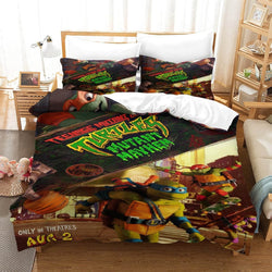 Teenage Mutant Ninja Turtles Mutant Mayhem Bedding Set Quilt Duvet Cover Without Filler (Online Order Only)