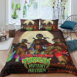 Teenage Mutant Ninja Turtles Mutant Mayhem Bedding Set Quilt Duvet Cover Without Filler (Online Order Only)