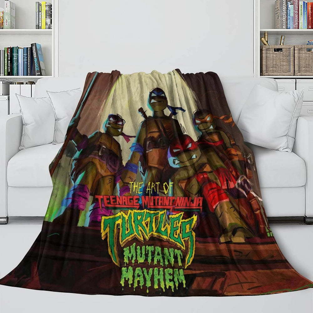 Teenage Mutant Ninja Turtles Mutant Mayhem Blanket Flannel Fleece Throw (Online Order Only)