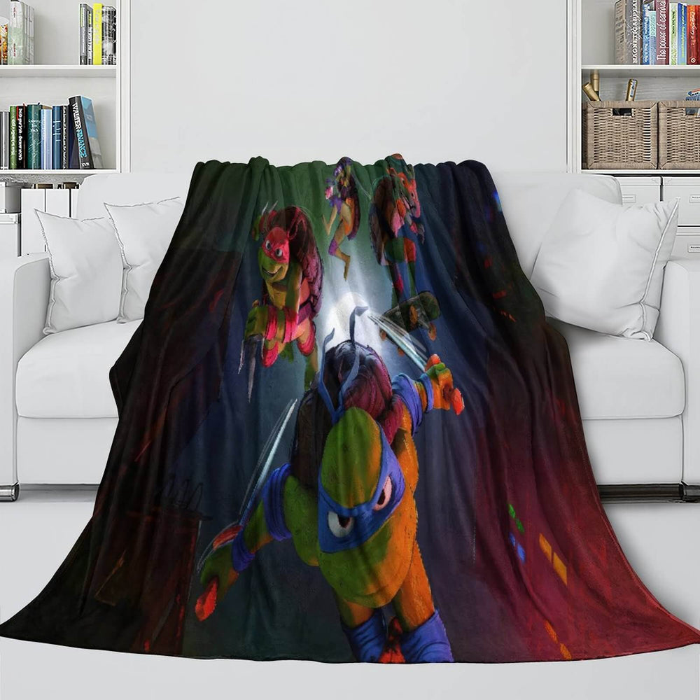 Teenage Mutant Ninja Turtles Mutant Mayhem Blanket Flannel Fleece Throw (Online Order Only)