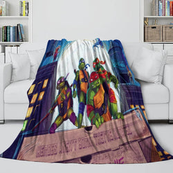 Teenage Mutant Ninja Turtles Mutant Mayhem Blanket Flannel Fleece Throw (Online Order Only)