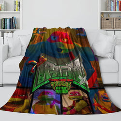 Teenage Mutant Ninja Turtles Mutant Mayhem Blanket Flannel Fleece Throw (Online Order Only)