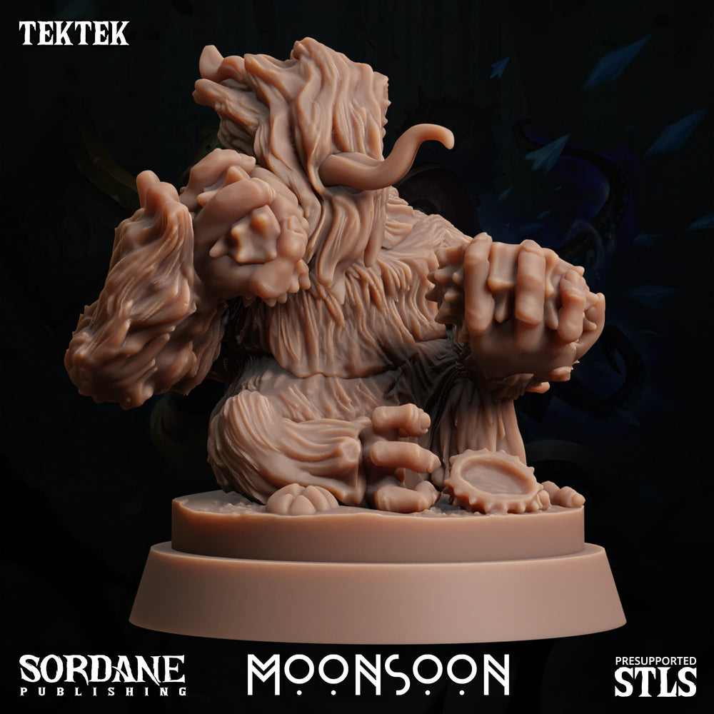 3D Printed Sordane Publishing Tektek Moonsoon 28 32mm D&D (Online Only)