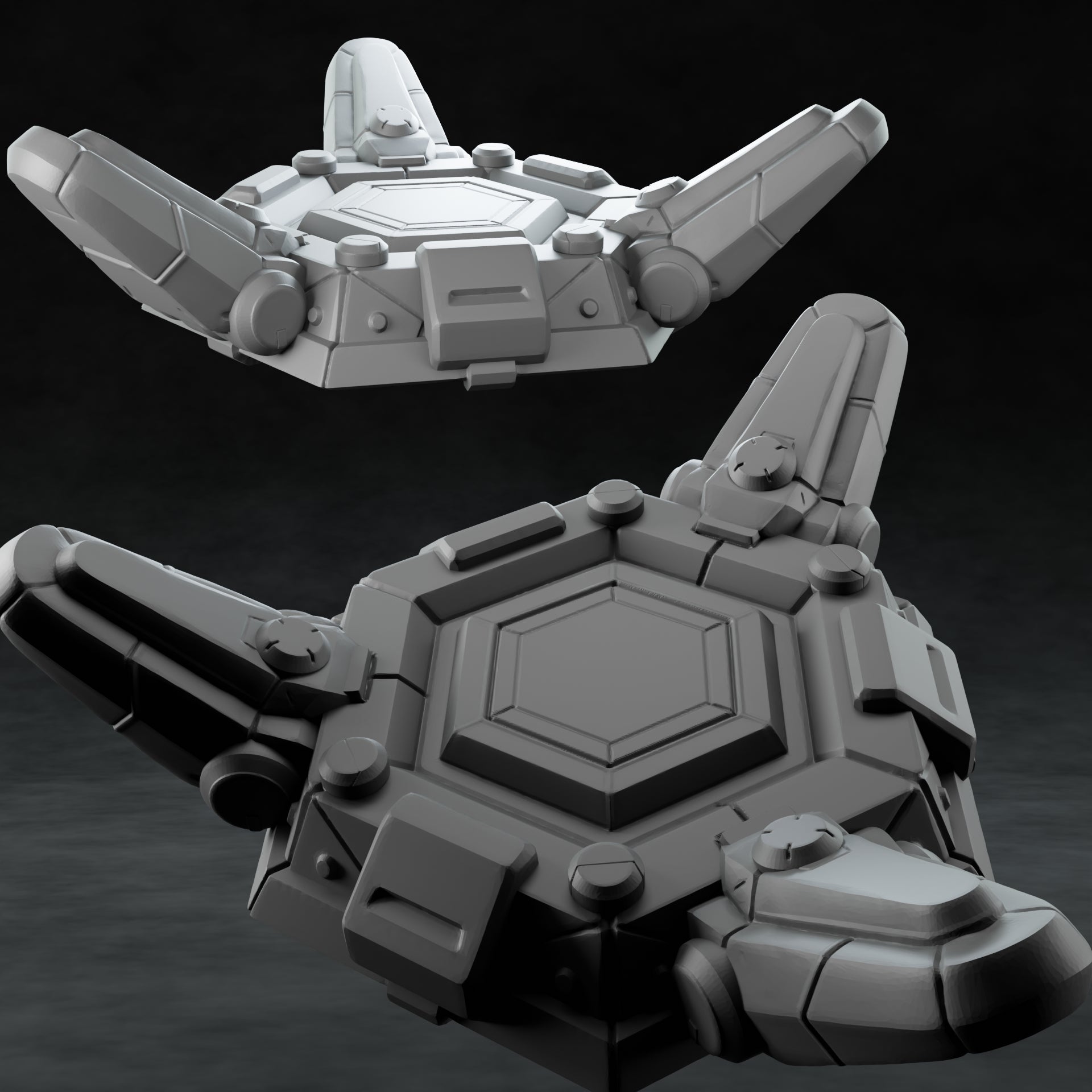 3D Printed Nafarrate Teleport Platform Space Orcs 28 32 mm D&D (Online Only)