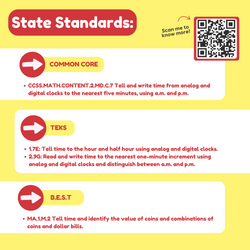 Telling Time Card Pack (Online Order Only)