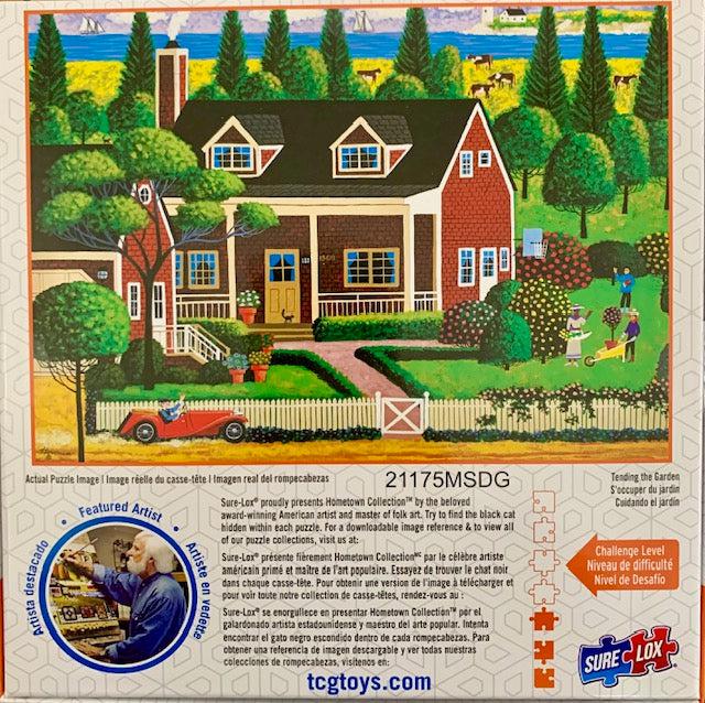 Tending the Garden Hometown Collection 300 Piece Jigsaw Puzzle Sure Lox (ONLINE ORDER ONLY)