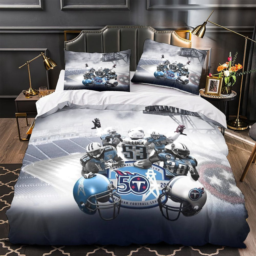 Tennessee Titans Bedding Set Duvet Cover Without Filler (Online Order Only)