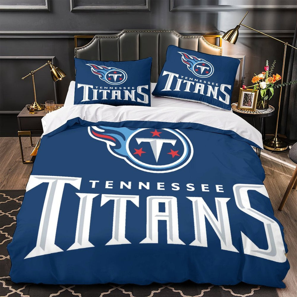 Tennessee Titans Bedding Set Duvet Cover Without Filler (Online Order Only)