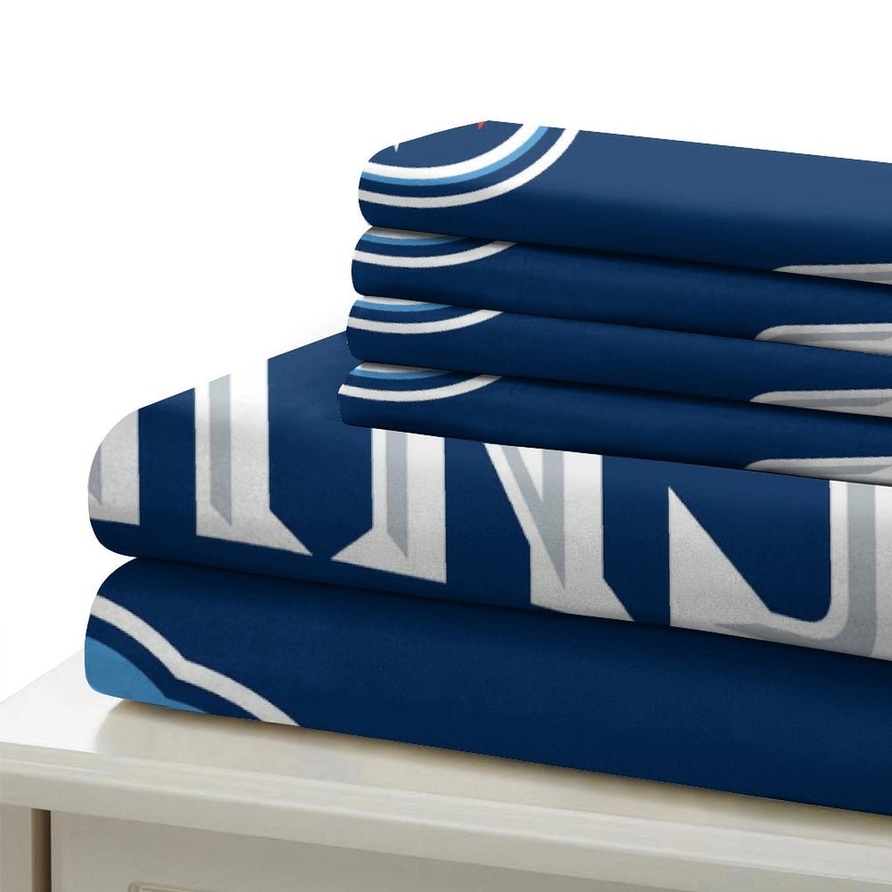 Tennessee Titans Bedding Set Duvet Cover Without Filler (Online Order Only)