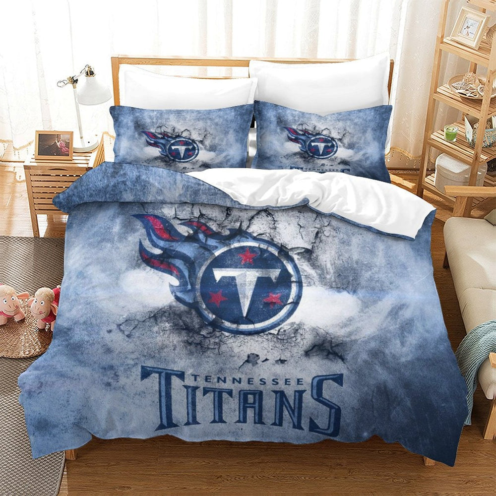 Tennessee Titans Bedding Set Duvet Cover Without Filler (Online Order Only)