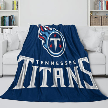 Tennessee Titans Blanket Flannel Fleece Throw Room Decoration (Online Order Only)