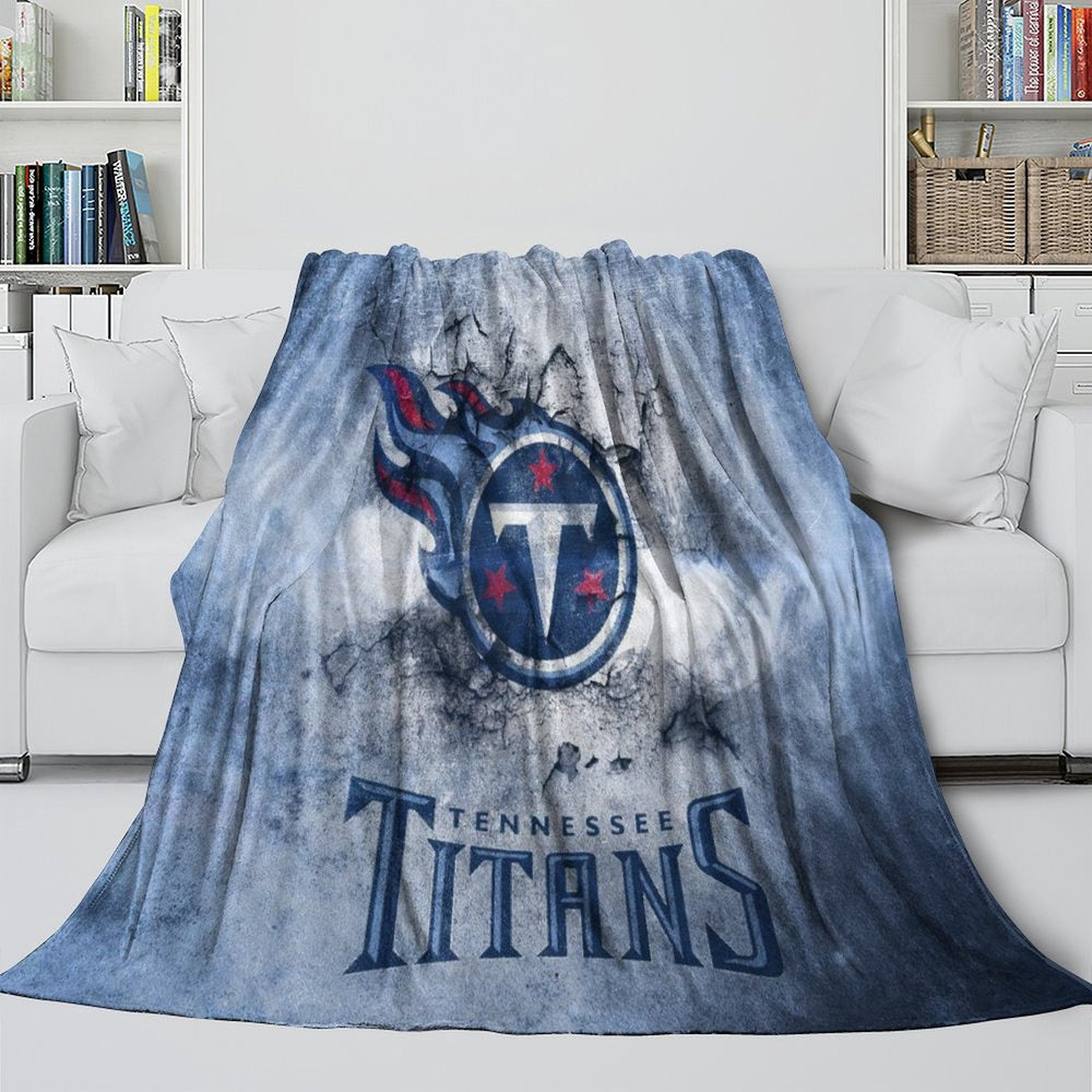 Tennessee Titans Blanket Flannel Fleece Throw Room Decoration (Online Order Only)