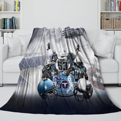 Tennessee Titans Blanket Flannel Fleece Throw Room Decoration (Online Order Only)