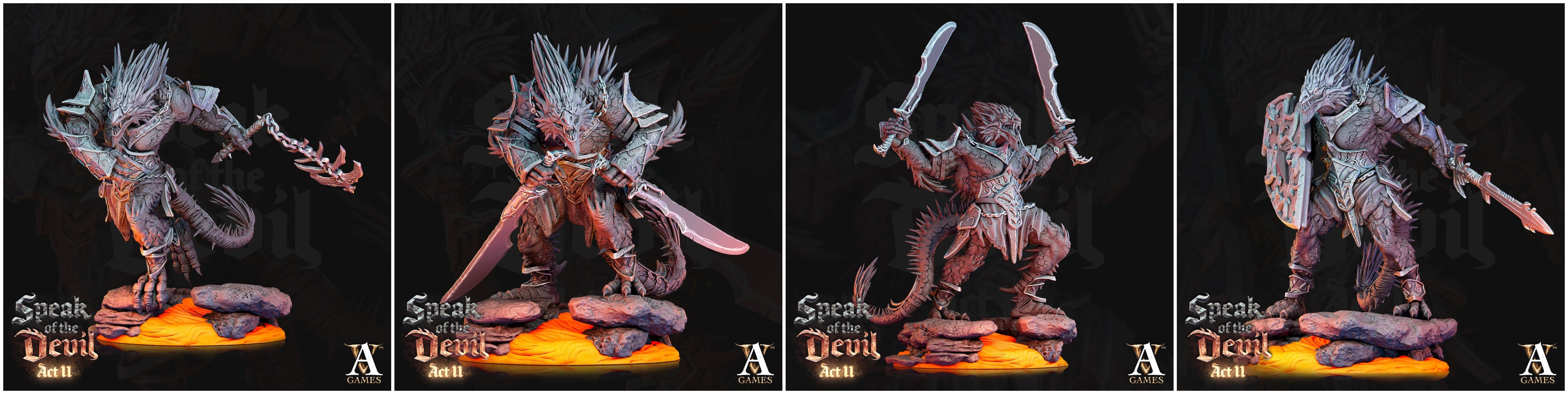 3D Printed Archvillain Games Terebrian Devil Speak of the Devil Act II 28 32mm D&D (Online Only)