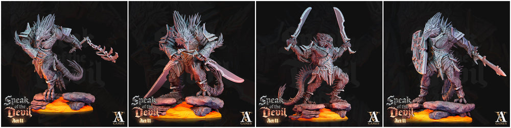 3D Printed Archvillain Games Terebrian Devil Speak of the Devil Act II 28 32mm D&D (Online Only)