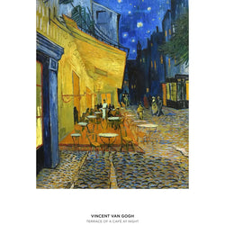 Terrace of A Café At Night by Van Gogh 500 Piece Jigsaw Puzzle Pomegranate