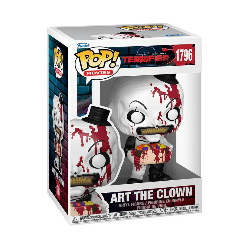 Terrifier - Art the Clown with Head Funko Pop! Movies (Online Order Only)