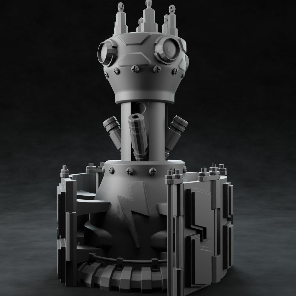 3D Printed Nafarrate Tesla Tower Space Orcs 28 32 mm D&D (Online Only)