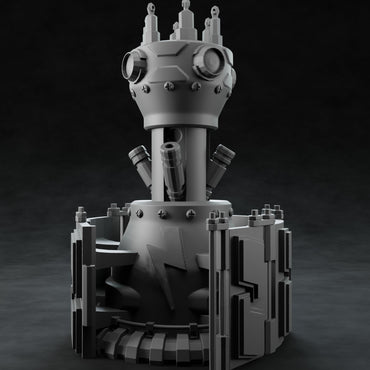 3D Printed Nafarrate Tesla Tower Space Orcs 28 32 mm D&D (Online Only)