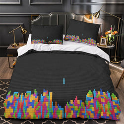 Tetris Bedding Set Pattern Quilt Cover Without Filler (Online Order Only)