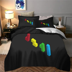 Tetris Bedding Set Pattern Quilt Cover Without Filler (Online Order Only)