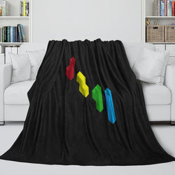 Tetris Blanket Flannel Fleece Throw Room Decoration (Online Order Only)