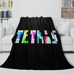 Tetris Blanket Flannel Fleece Throw Room Decoration (Online Order Only)
