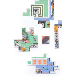 Tetromino City 300 Geometric Piece Jigsaw Puzzle Laurence King (ONLINE ORDER ONLY)