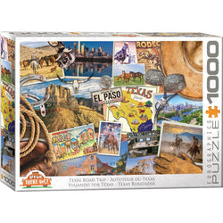 Texas Road Trip 1000 Piece Jigsaw Puzzle Eurographics (ONLINE ORDER ONLY)