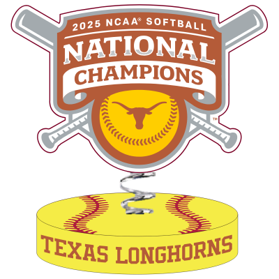 Texas Longhorns 2025 Softball National Champions Bobbleheads (Presale) (ONLINE ORDER ONLY)
