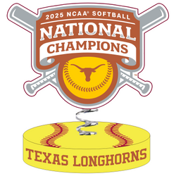 Texas Longhorns 2025 Softball National Champions Bobbleheads (Presale) (ONLINE ORDER ONLY)
