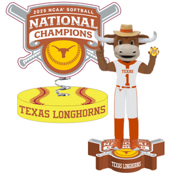 Texas Longhorns 2025 Softball National Champions Bobbleheads (Presale) (ONLINE ORDER ONLY)