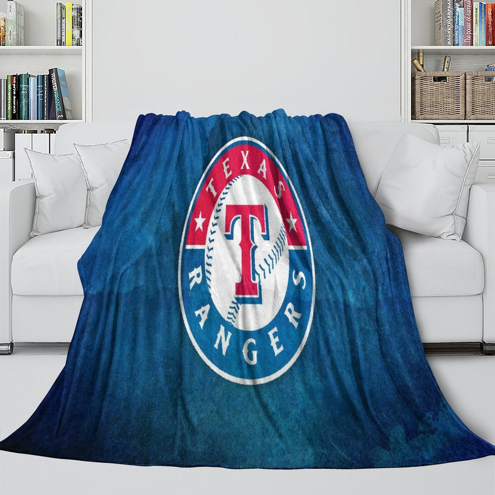 Texas Rangers Blanket Flannel Throw Room Decoration (Online Order Only)