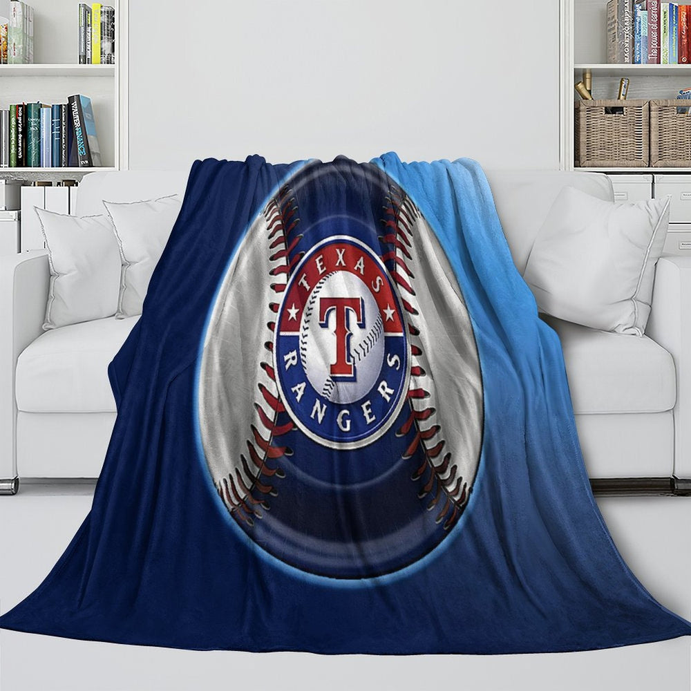 Texas Rangers Blanket Flannel Throw Room Decoration (Online Order Only)
