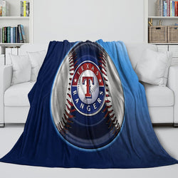 Texas Rangers Blanket Flannel Throw Room Decoration (Online Order Only)