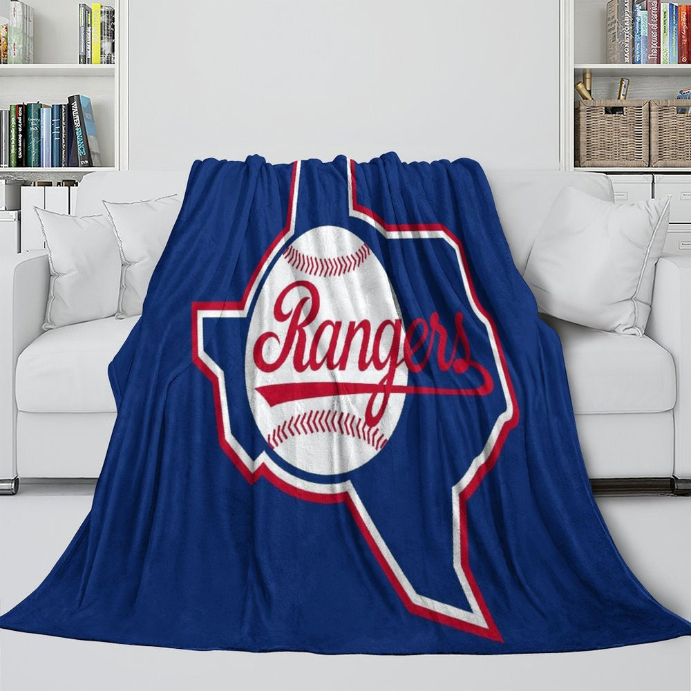 Texas Rangers Blanket Flannel Throw Room Decoration (Online Order Only)