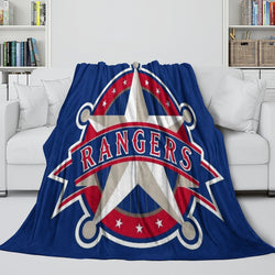 Texas Rangers Blanket Flannel Throw Room Decoration (Online Order Only)