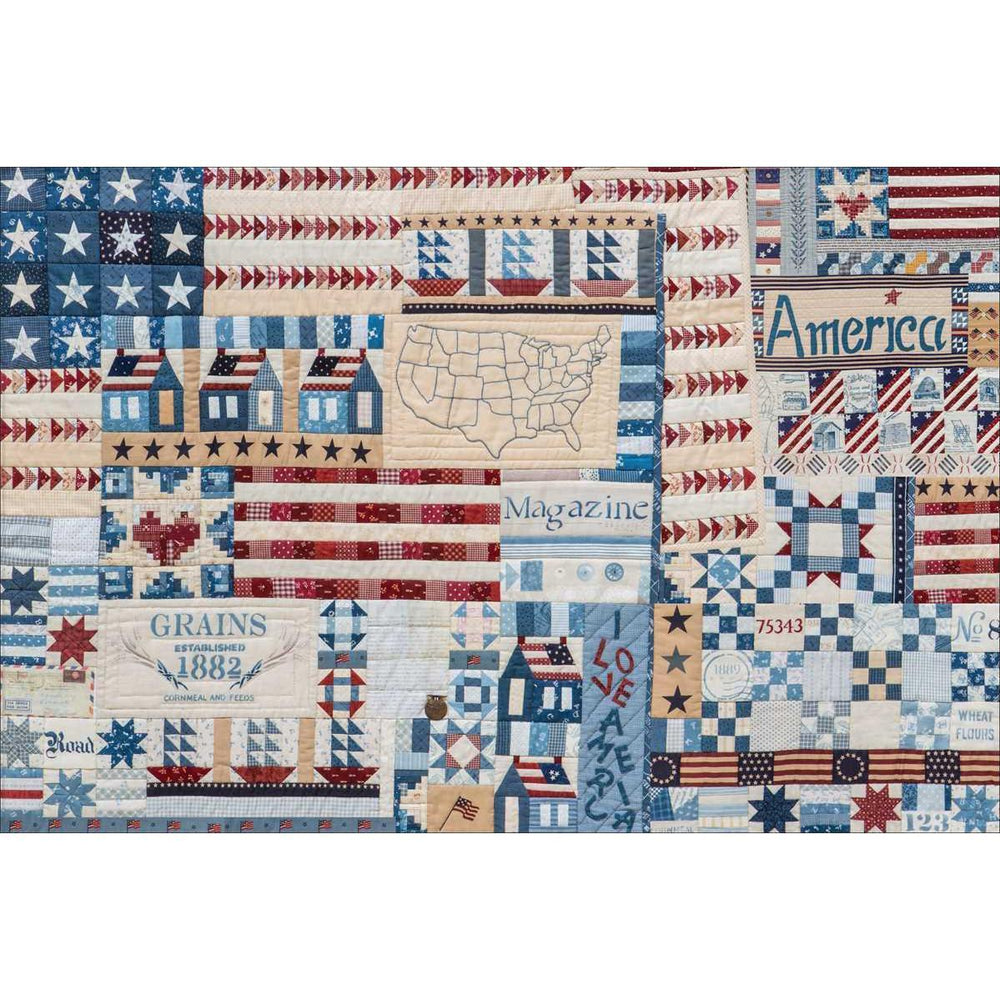 Thank You America Quilt 1000 Piece Jigsaw Puzzle C&T