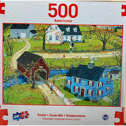 Thanksgiving Flurries Americana 500 Piece Jigsaw Puzzle Sure Lox (ONLINE ORDER ONLY)