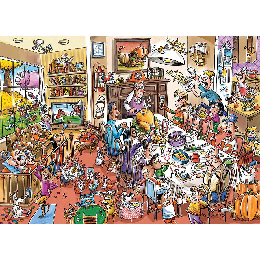 Thanksgiving Togetherness 350 Piece Family Jigsaw Puzzle Cobble Hill (ONLINE ORDER ONLY)
